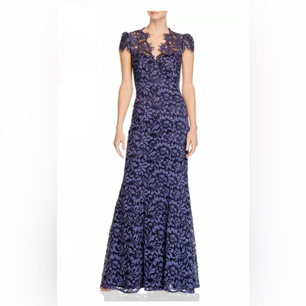 Bloomingdale’s Navy Designer Gown Size 4